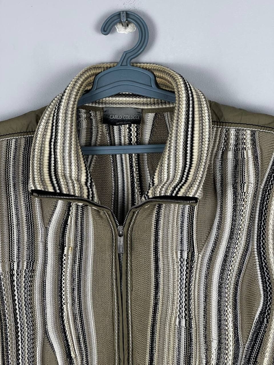 Carlo Colucci Rare Luxury Sweater Carlo Colluci Chunky Metal Sweater Size US L / EU 52-54 / 3 - 4 Thumbnail