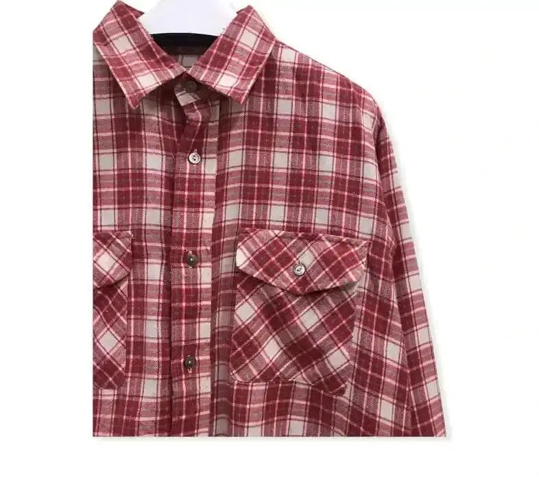 Dunlop Vintage Dunlop Plaid Tartan Flannel Shirt Size US L / EU 52-54 / 3 - 2 Thumbnail
