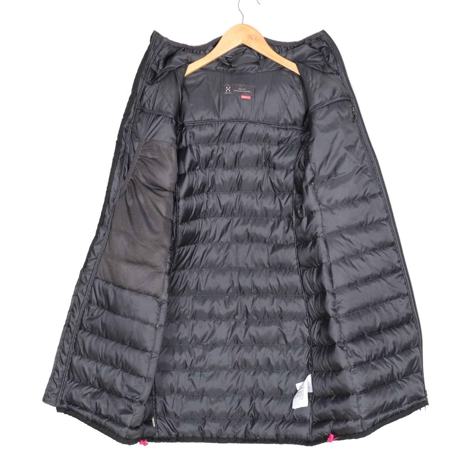 Vintage Haglöfs BIVVY Down Puffer Jacket Women S Hooded PERTEX CLASSIC ECO MJ6069 Black Womens Jacket Size S / US 4 / IT 40 - 5 Thumbnail