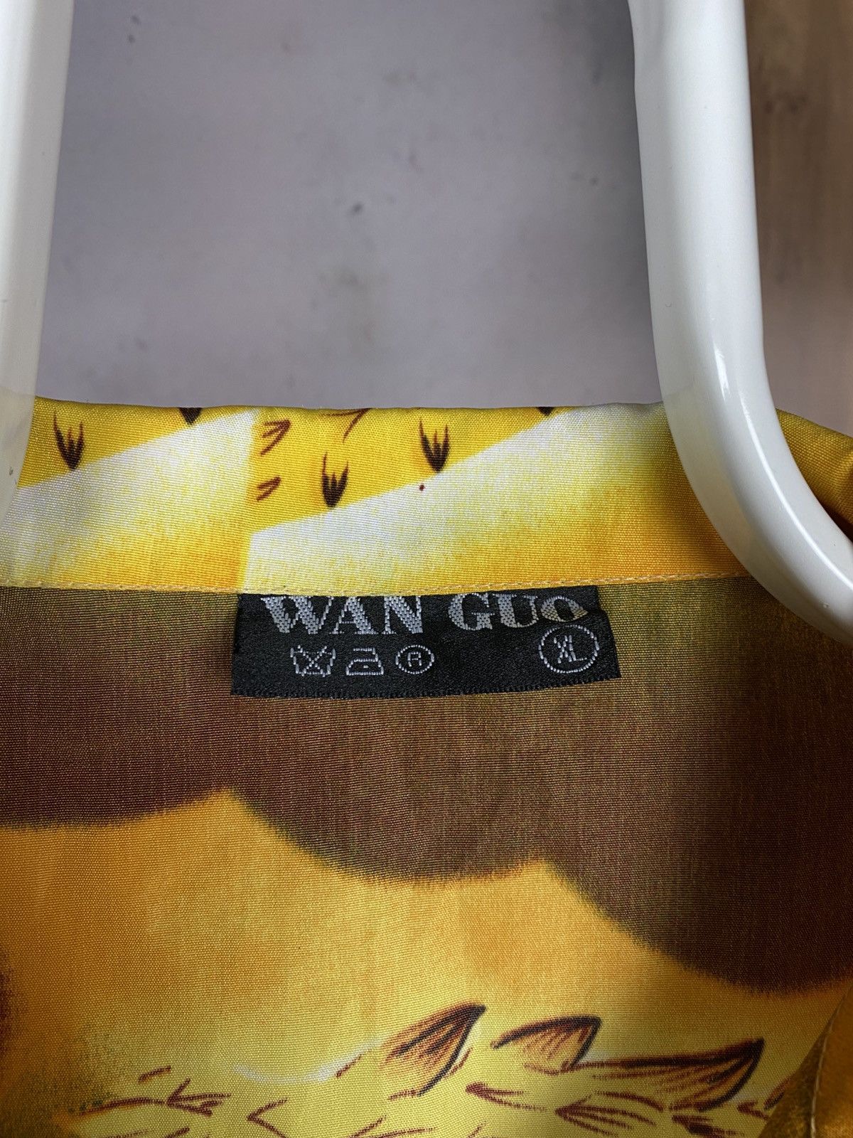 Japanese Brand 🐉Vintage 90s Shiry Short Sleeve Dragon Overprint Wan Guo🐉 Size US XL / EU 56 / 4 - 10 Thumbnail