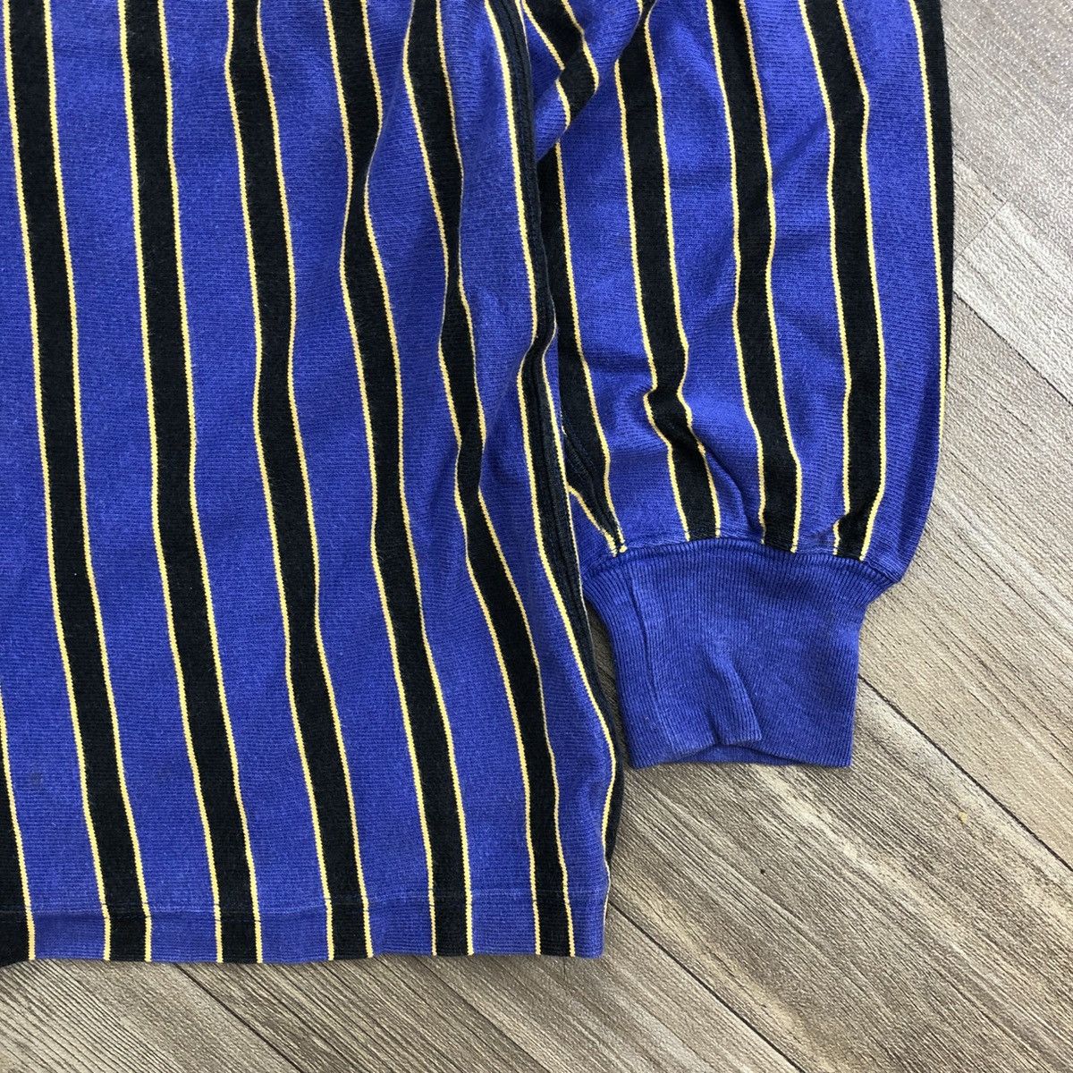 Polo Ralph Lauren × Vintage Vintage Polo Ralph Lauren Rugby Lion Stripe Long Sleeve Size US L / EU 52-54 / 3 - 8 Thumbnail