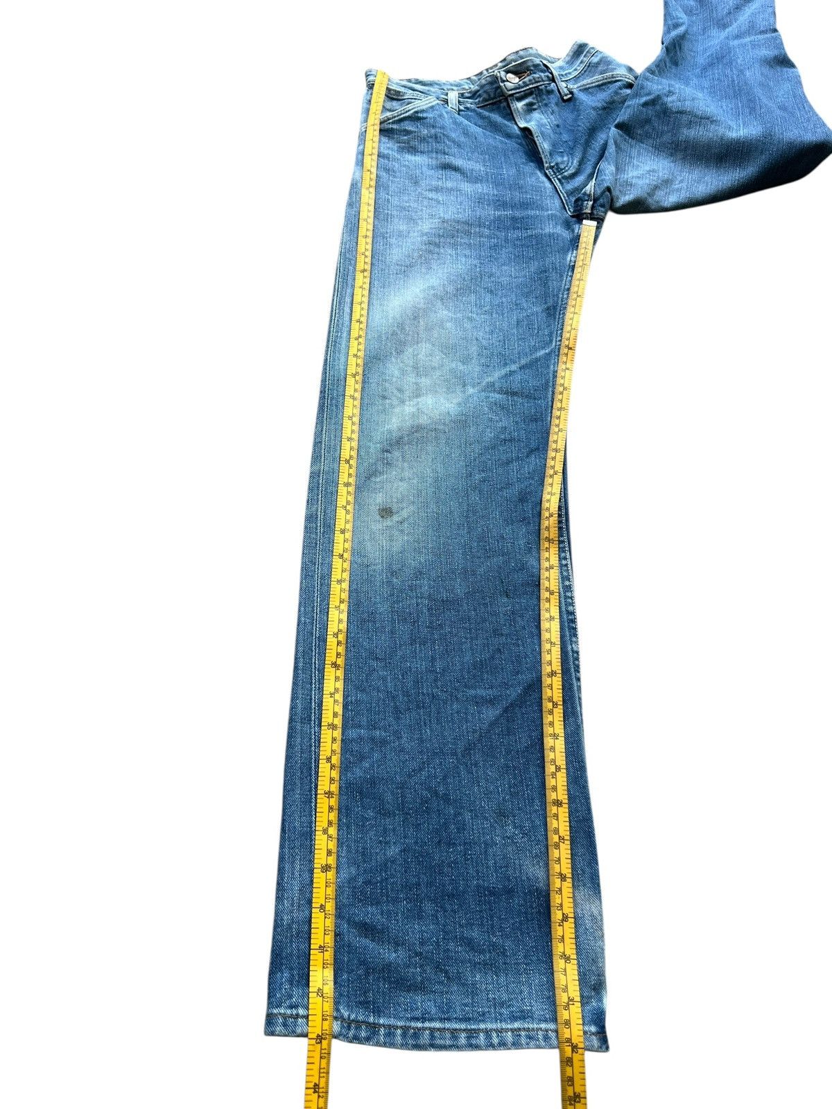 Wrangler Vintage 90s Wrangler Selvedge Patina Denim Jeans 29x32 Size US 29 - 13 Thumbnail