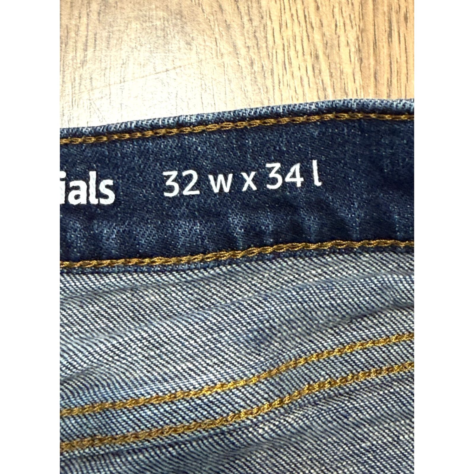 Essentials Amazon Essentials Jeans Men's Size 32 Blue Bootcut Slim Denim High Rise Casual Jeans Men Regular 5-Pocket Inseam 30in Jersey Size US 32 / EU 48 - 7 Thumbnail