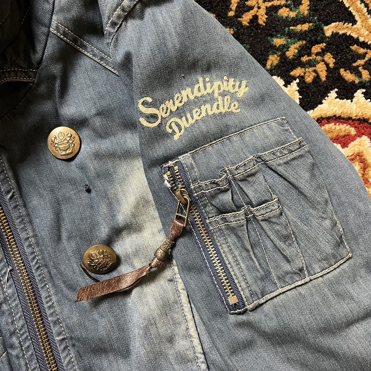 14th Addiction × If Six Was Nine × KMRii GARULA SEDITIONARIES BONDAGE JEAN JACKET Size US M / EU 48-50 / 2 - 11 Thumbnail