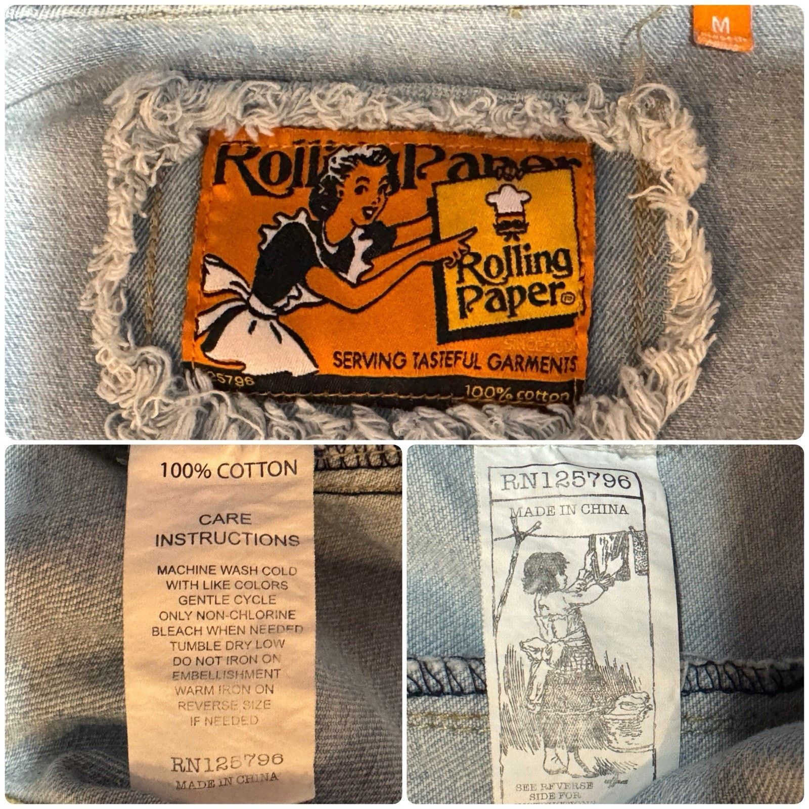 Other BILLY JOEL Uptown Girl Vintage Retro Denim Vest 70s 80s Sz M Size M / US 6-8 / IT 42-44 - 11 Thumbnail