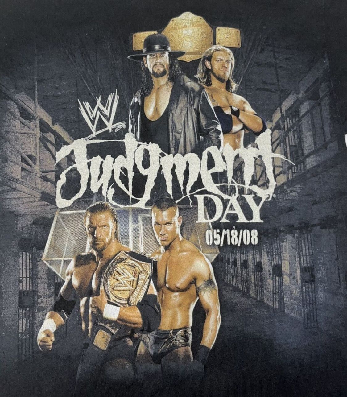 Vintage × WWE WWE judgement day 2008 vintage t shirt Size US M / EU 48-50 / 2 - 2 Thumbnail
