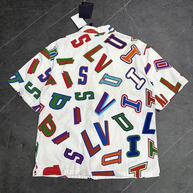 Louis Vuitton Louis Vuitton NBA Logo Short Sleeve Shirt-2506 Size US L / EU 52-54 / 3 - 2 Thumbnail