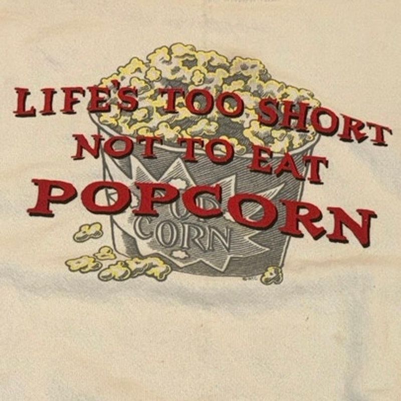 Tultex LIFES TOO SHORT TO NOT EAT POPCORN 90s Sweatshirt Size M Size M / US 6-8 / IT 42-44 - 3 Thumbnail