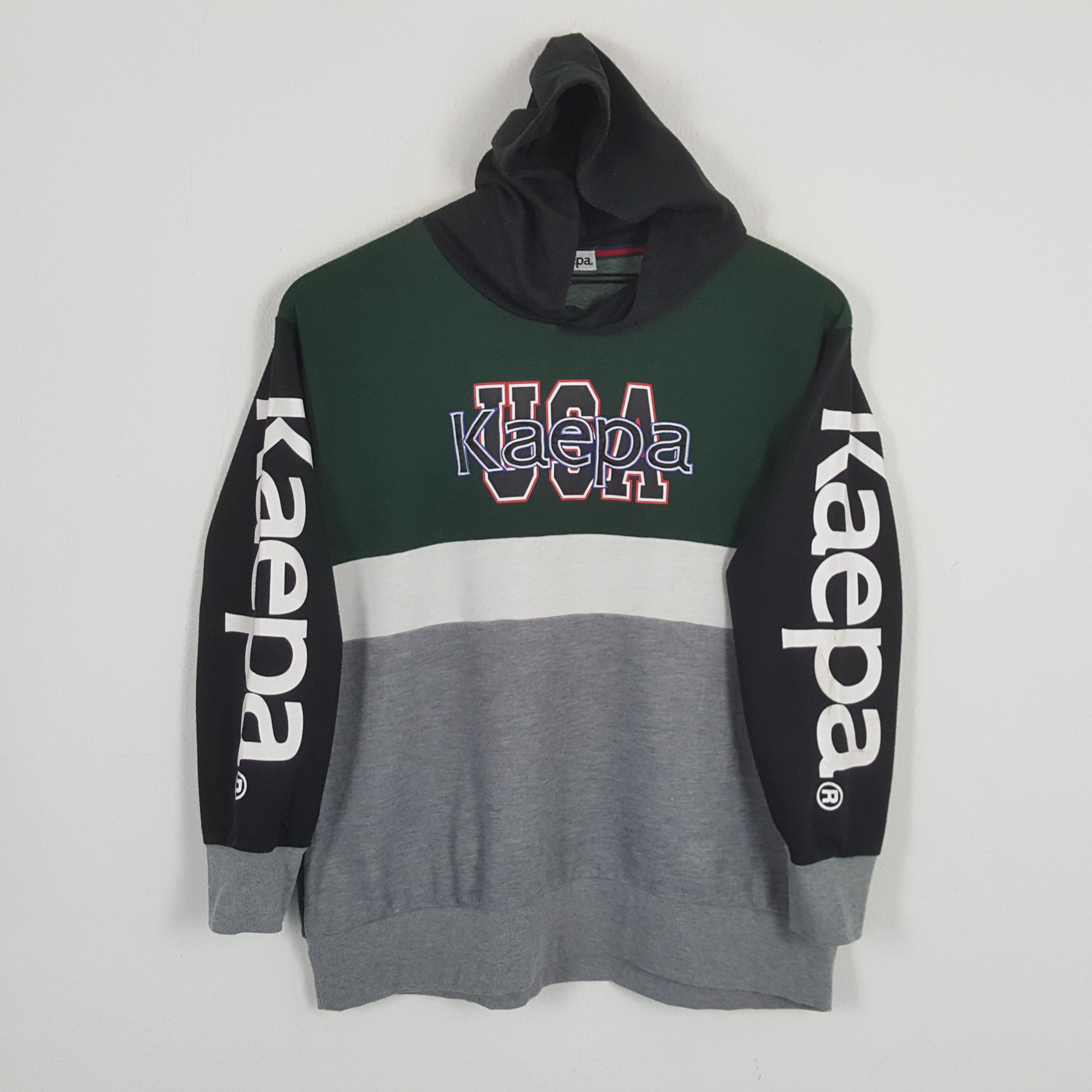Kappa × Vintage KAEPA Spellout Design Streetwear Hoodies Size US XL / EU 56 / 4 - 1 Thumbnail