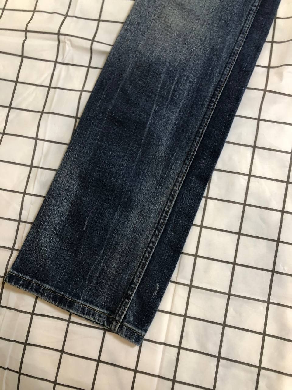 Levi's Levi's 550 Jeans Relaxed Bootcut Denim Tall Stretch Med Blue Size US 32 / EU 48 - 2 Thumbnail