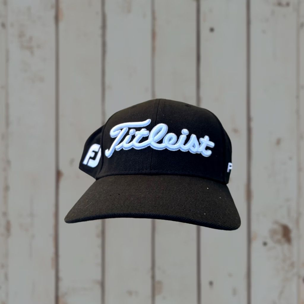 Titleist Titleist Golf Hat Cap Snapback Black Pro V1 FJ Mens One Size Size ONE SIZE - 1 Thumbnail