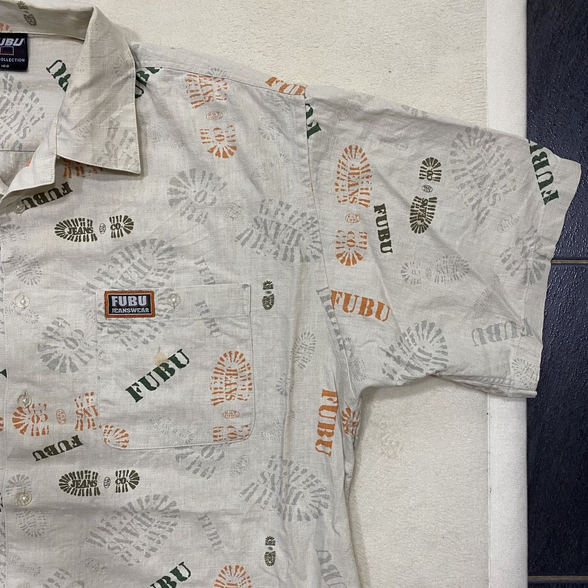 Fubu × Vintage Vintage Y2K FUBU Overprint Short Sleeve Shirt Size US XXL / EU 58 / 5 - 3 Thumbnail