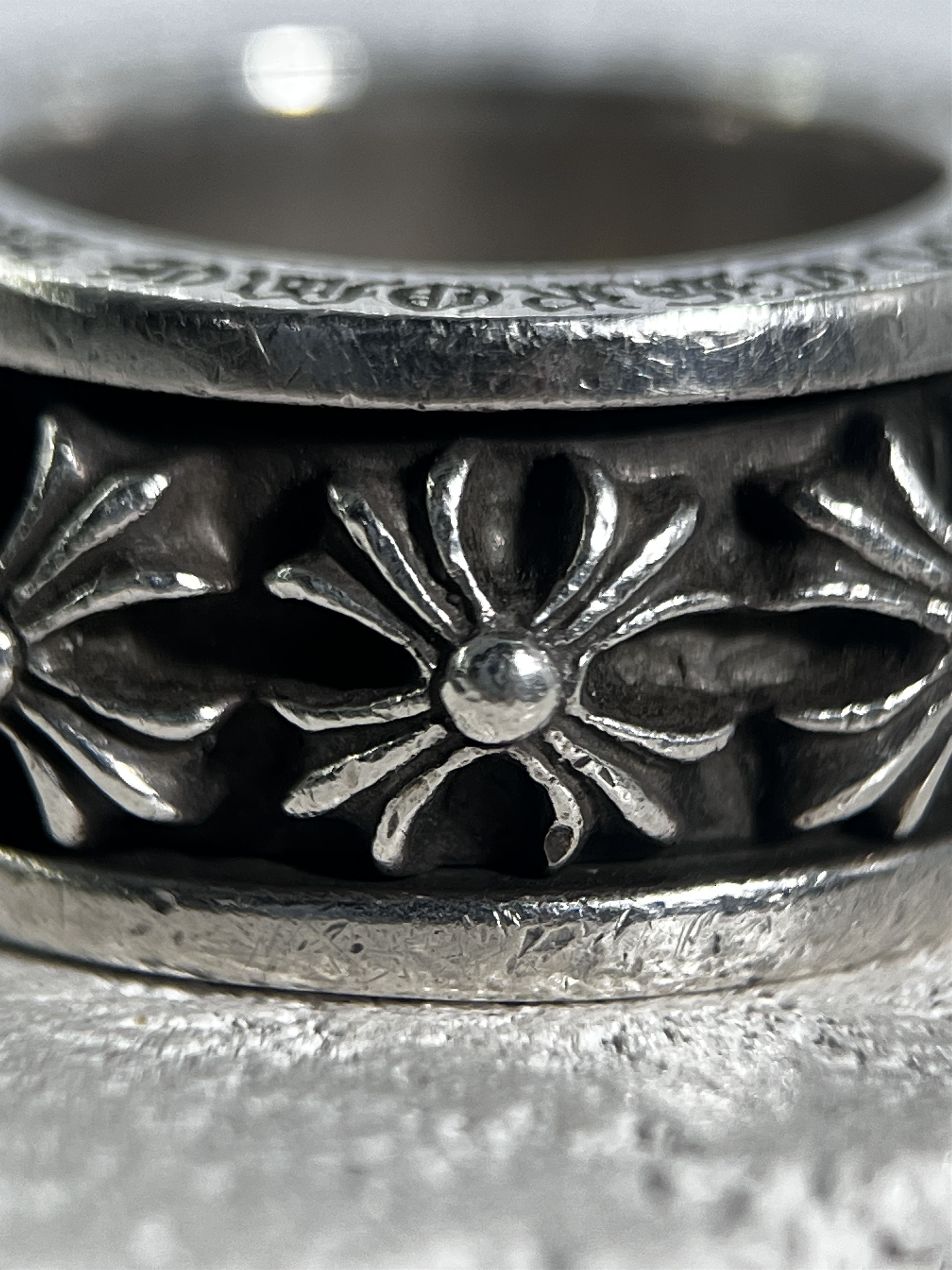 Chrome Hearts Chrome Hearts CH Plus motif Cross Spinner Ring Silver Size ONE SIZE - 5 Thumbnail
