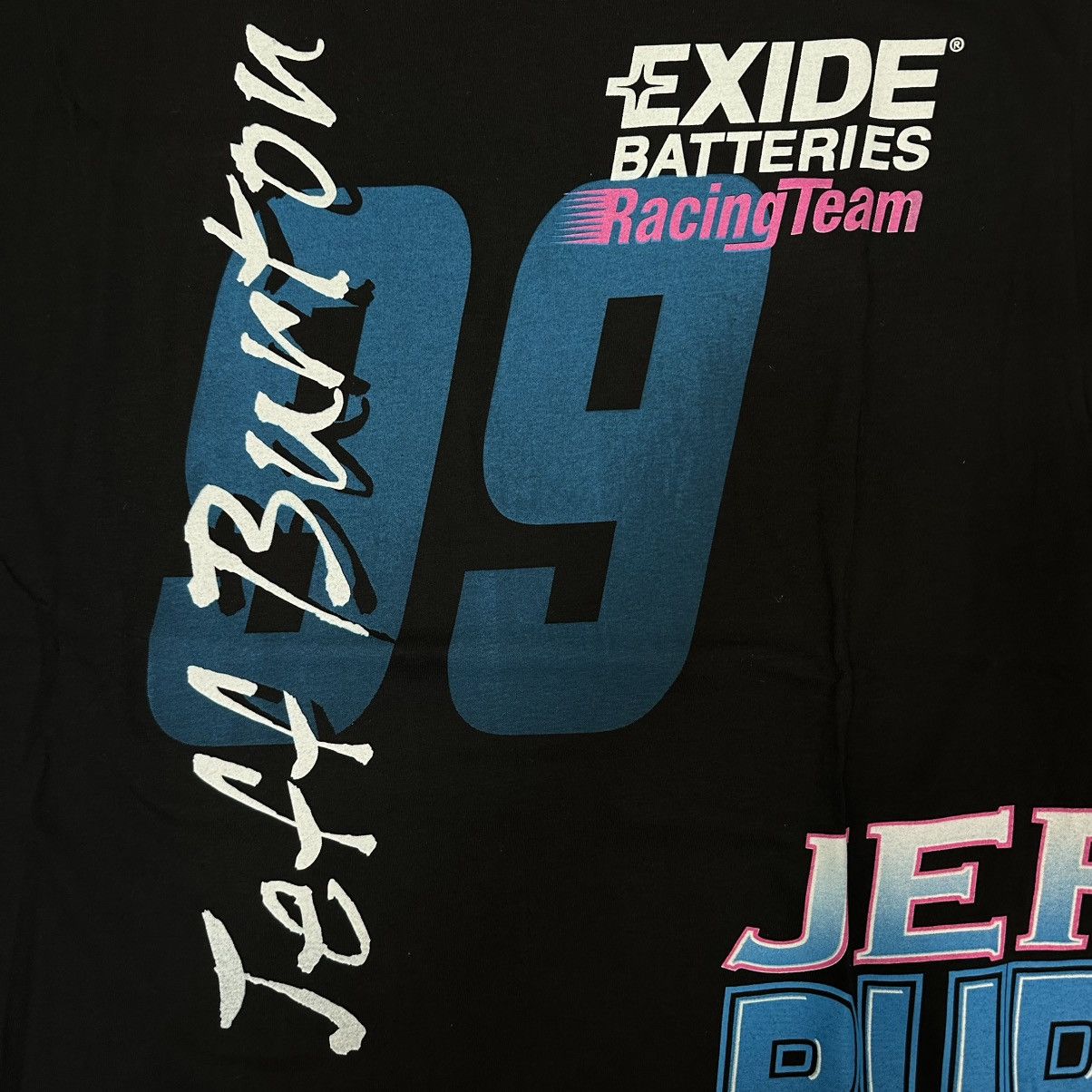 NASCAR Crazy vintage 90s Jeff Burton wrap around nascar t-shirt Size US XL / EU 56 / 4 - 2 Thumbnail