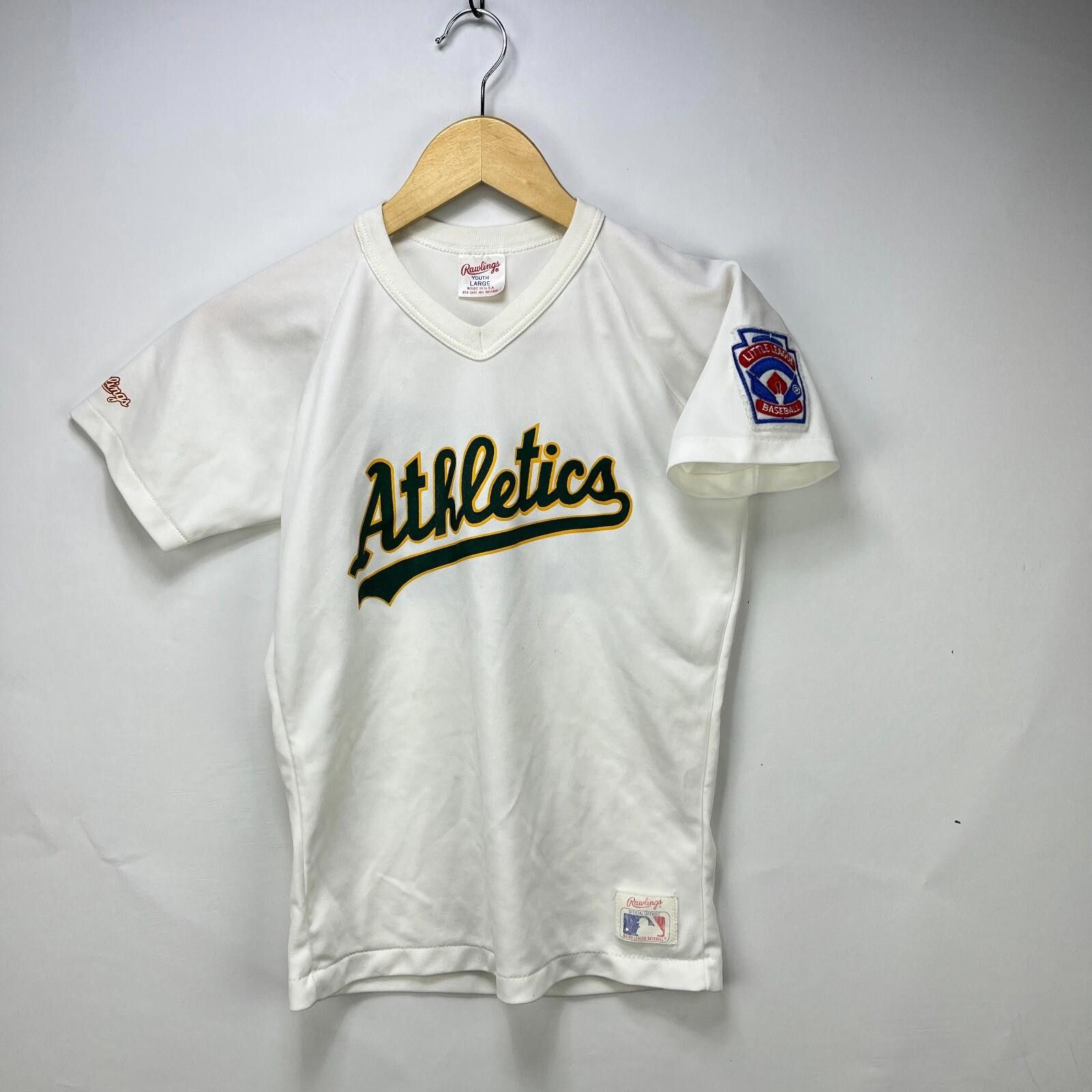 Other Vintage 80s Oakland Athletics League Jersey MLB Youth Large Size ONE SIZE - 1 Thumbnail