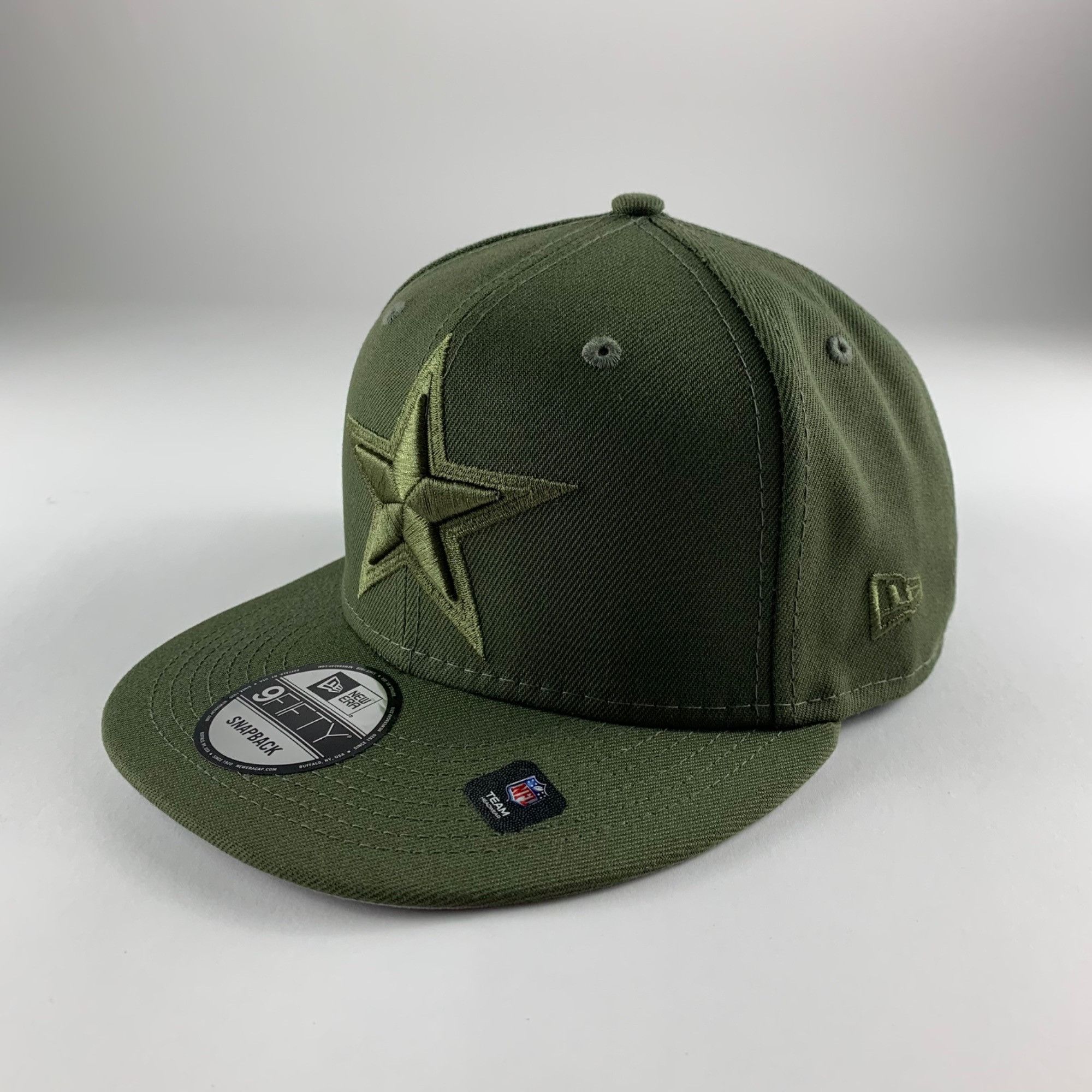 New Era Dallas Cowboys NFL Olive Green New Era Snapback Hat New