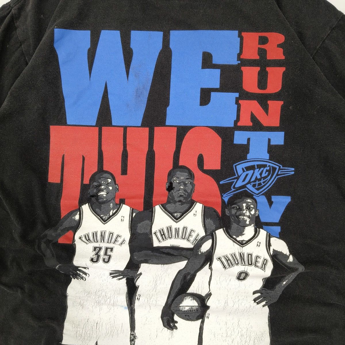 NBA NBA Oklahoma City Thunder We Run This Tshirt Size US L / EU 52-54 / 3 - 8 Thumbnail