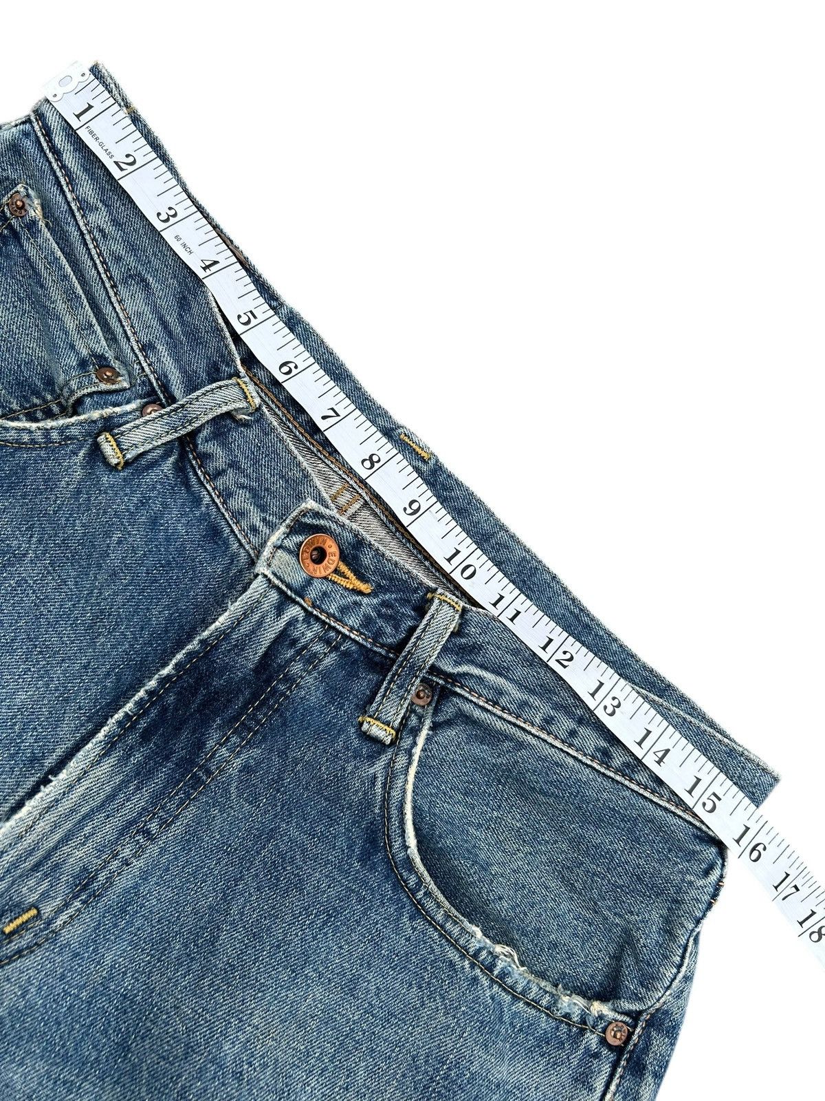 Kapital Vintage Edwin 505X Selvedge Distressed Denim Jeans Size US 32 / EU 48 - 16 Thumbnail