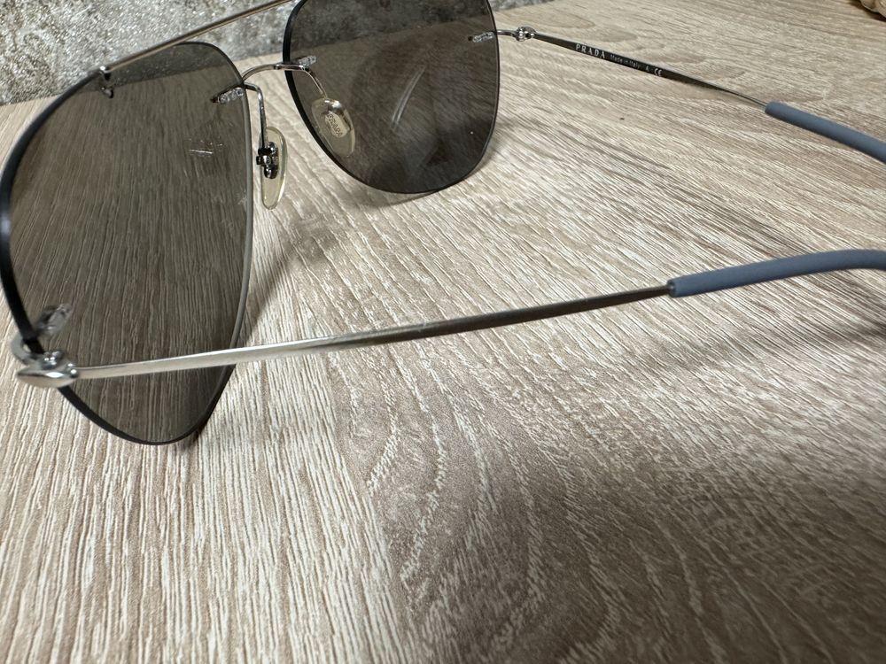 Prada Prada Aviator Sunglasses Size ONE SIZE - 3 Thumbnail