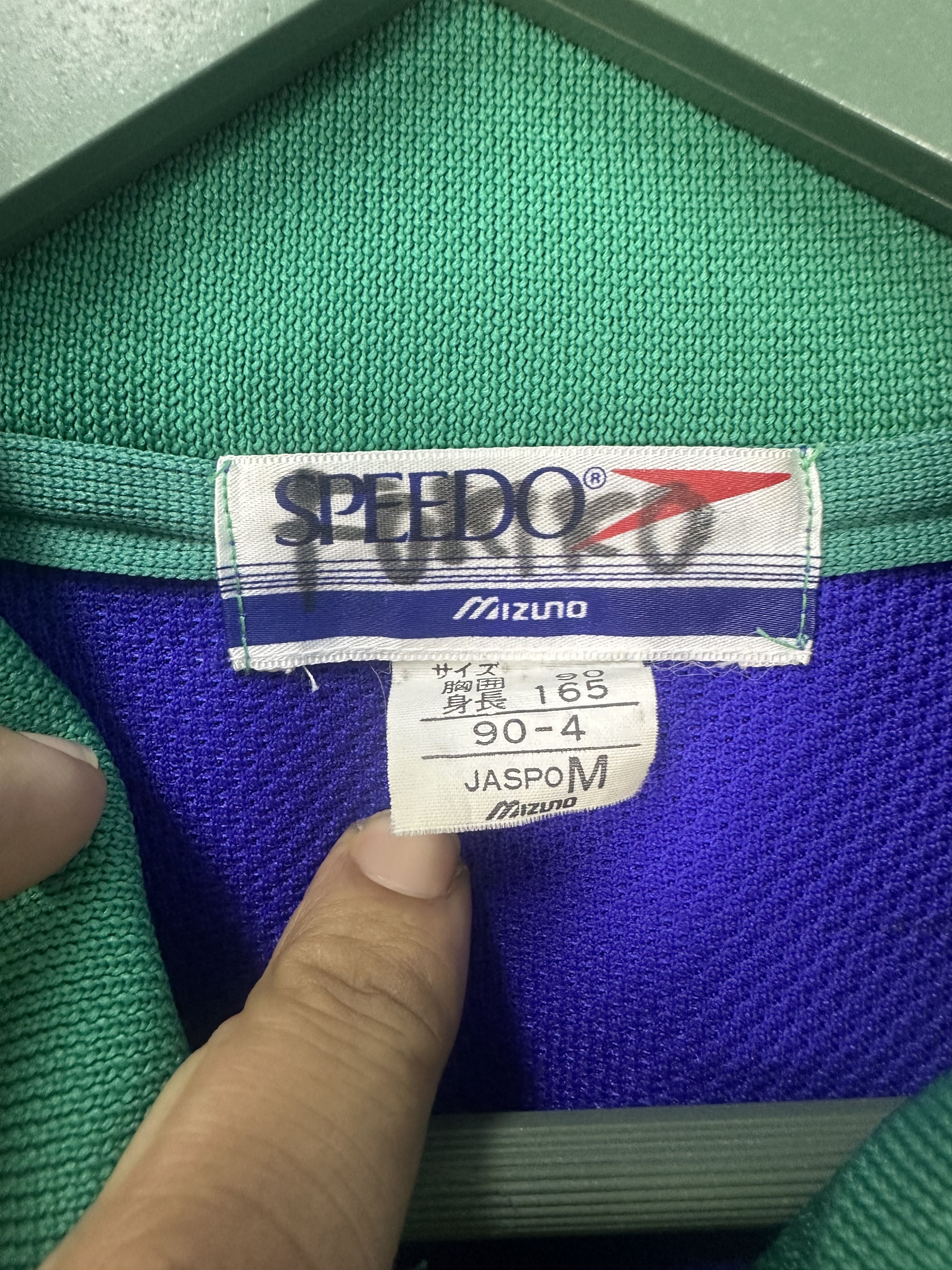 Speedo 80s Vintage Speedo x Mizuno Japan Track Rare Jacket Z326 Size US M / EU 48-50 / 2 - 8 Thumbnail
