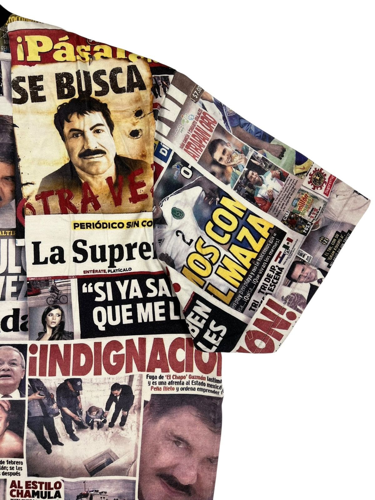 Supreme SS20 EL CHAPO ‘HEADLINE S/S TOP’ Size US XL / EU 56 / 4 - 15 Thumbnail