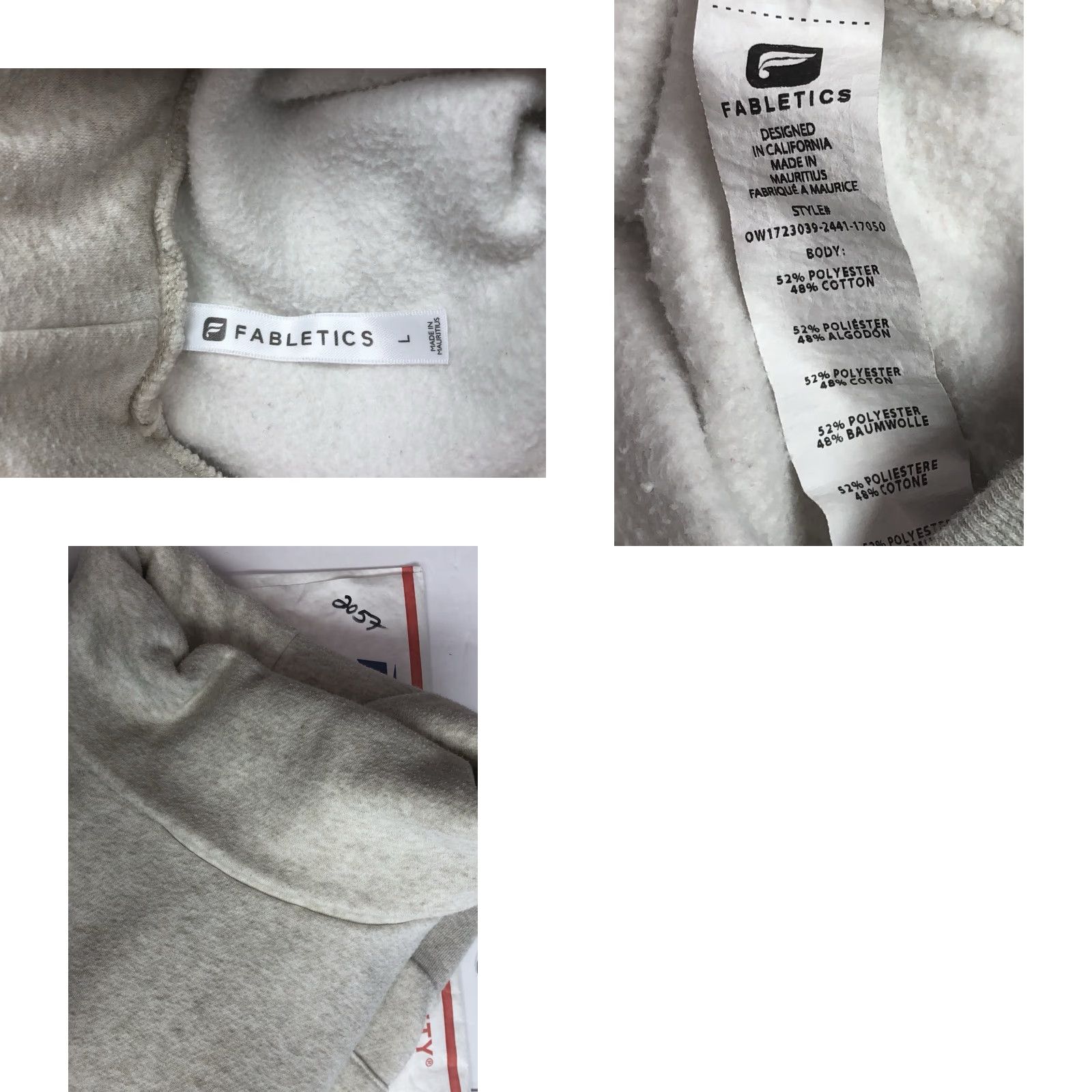 Fabletics **FABLETICS WOMENS TURTLE NECK LARGE GRAY SWEATER** User: **FABLETICS WOMENS LARGE TURTLE NECK GRAY SWEATER** Size L / US 10 / IT 46 - 8 Thumbnail