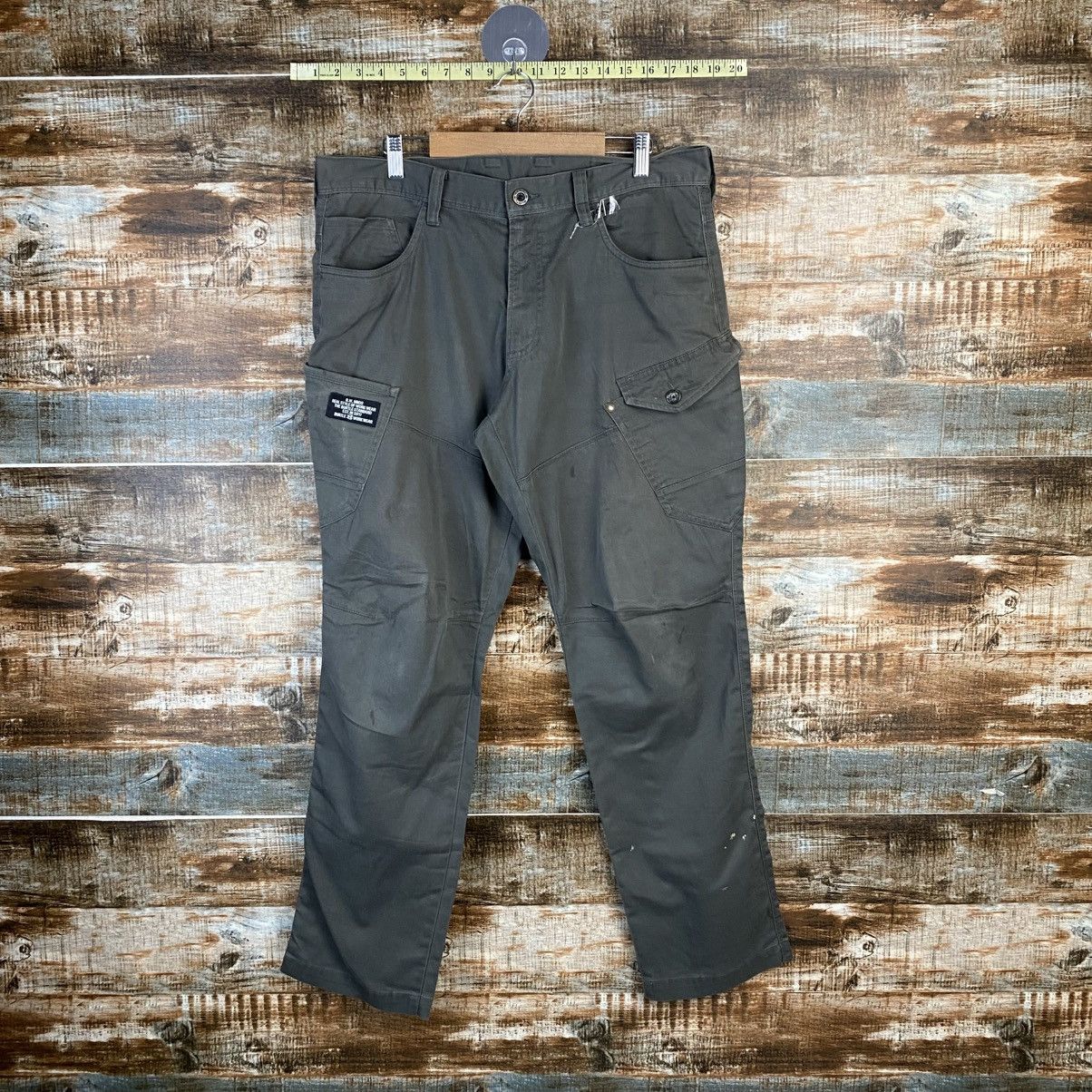 Other DL Burtle Gray Cargo Multipocket Pants #C1297 Size US 35 - 1 Thumbnail