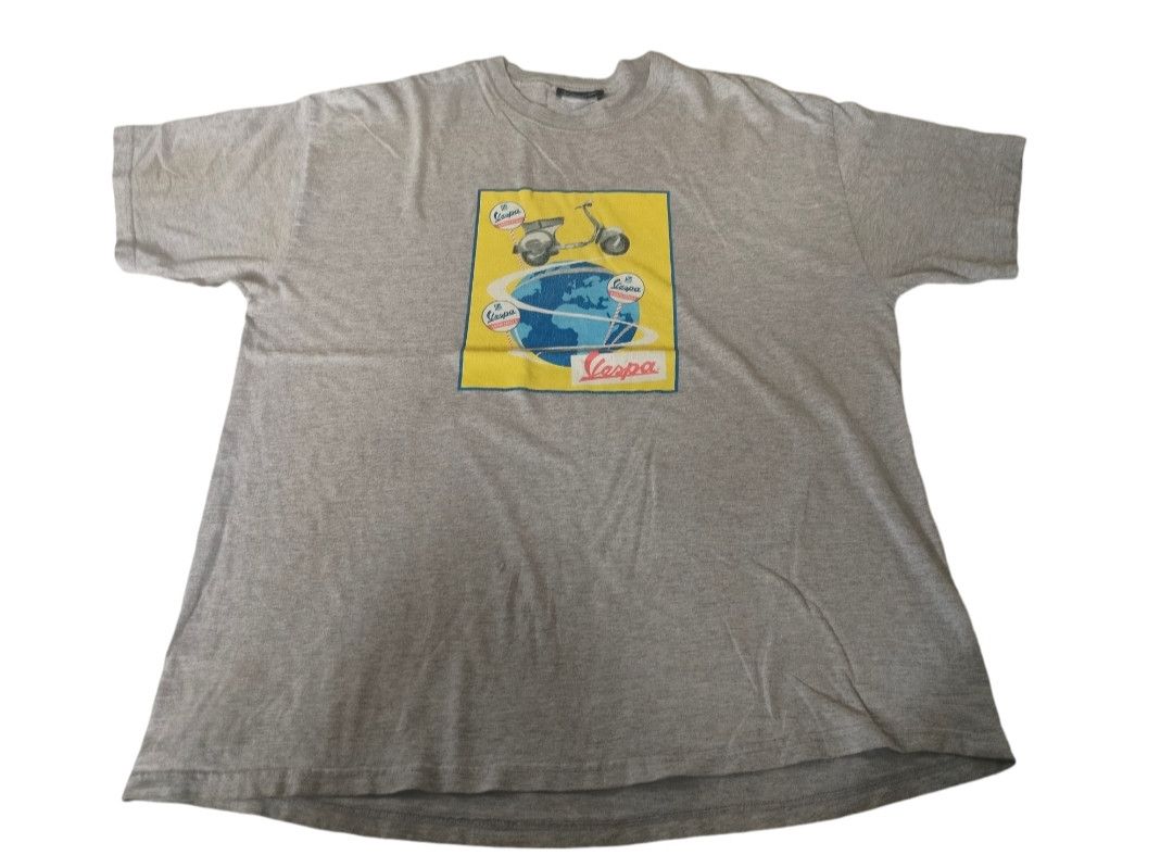 Vintage vespa tee 90s Size US XL / EU 56 / 4 - 2 Thumbnail