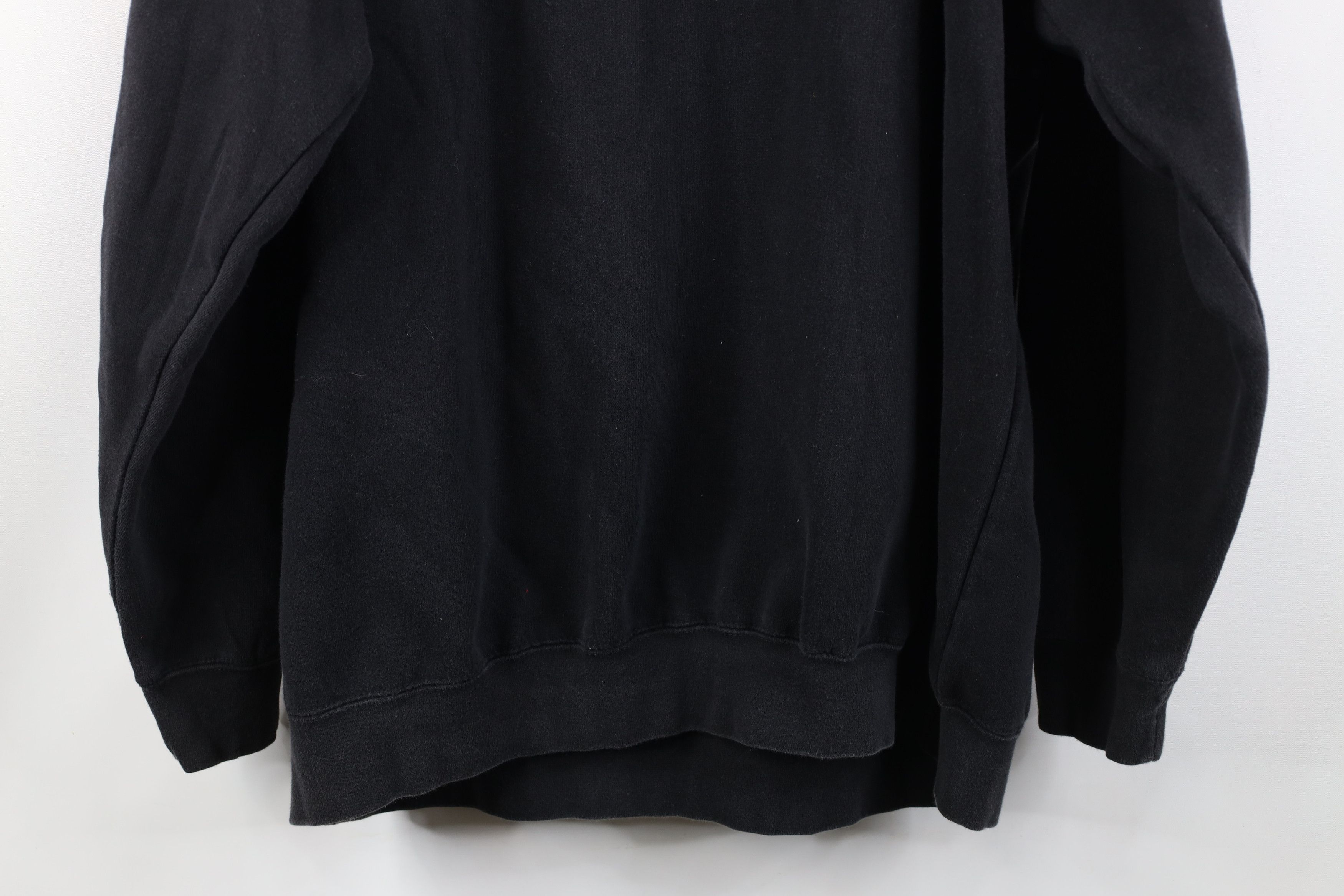 Vintage Vintage 90s Streetwear Block Panel Crewneck Sweatshirt Black Size US XXL / EU 58 / 5 - 13 Thumbnail