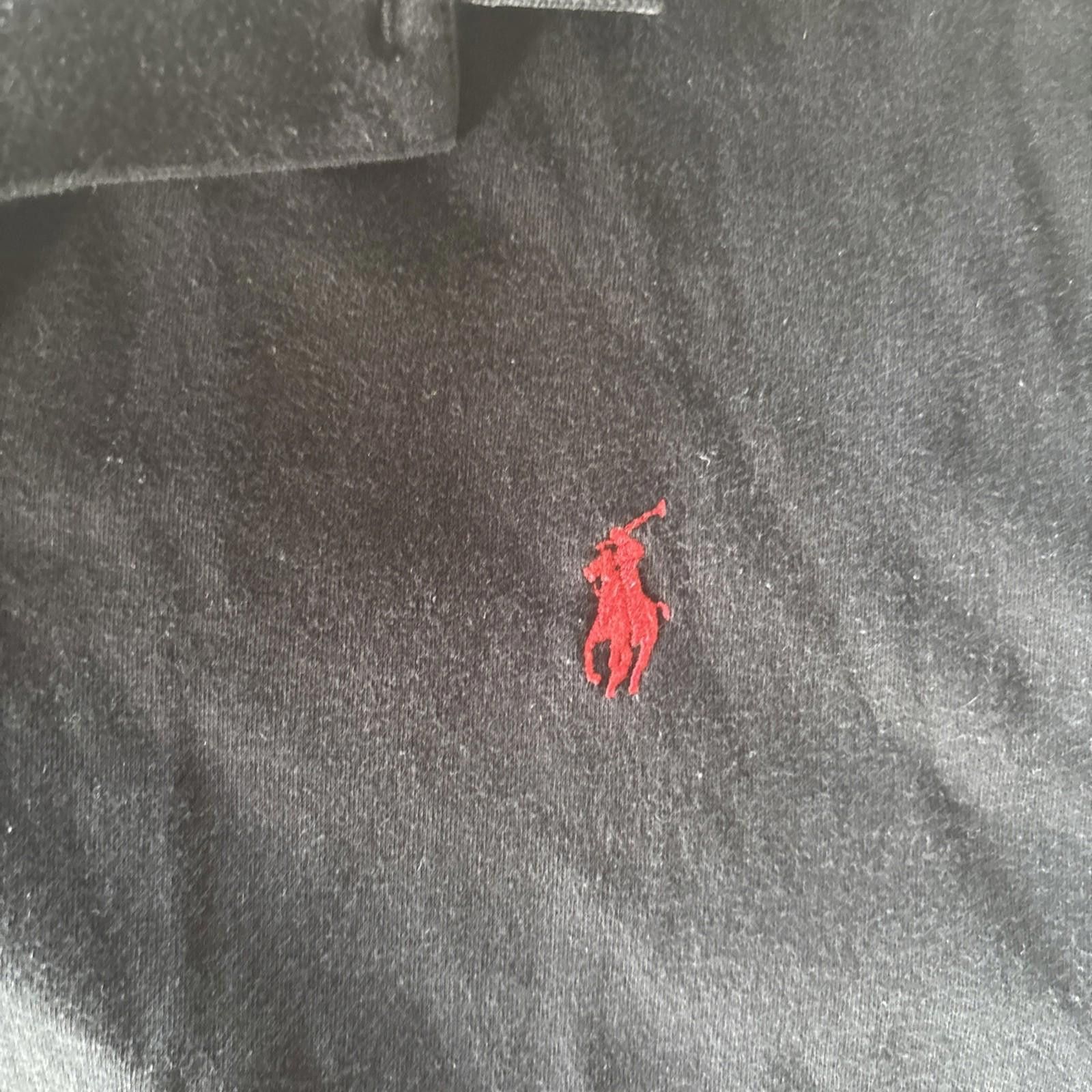 Polo Ralph Lauren Ralph Lauren Vintage Polo Shirt XXL Black Slim Fit 90's VTG Size US XXL / EU 58 / 5 - 3 Thumbnail
