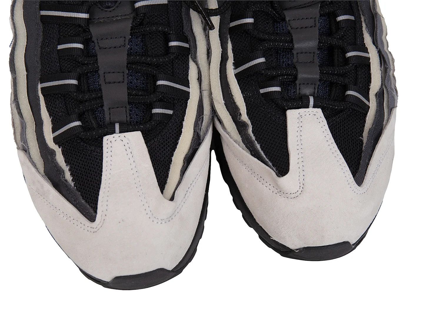 Comme des Garcons Homme Plus Nike Air Max 95 Sneakers in Gray and Black Size 28 Size US 12 / EU 45 - 5 Thumbnail