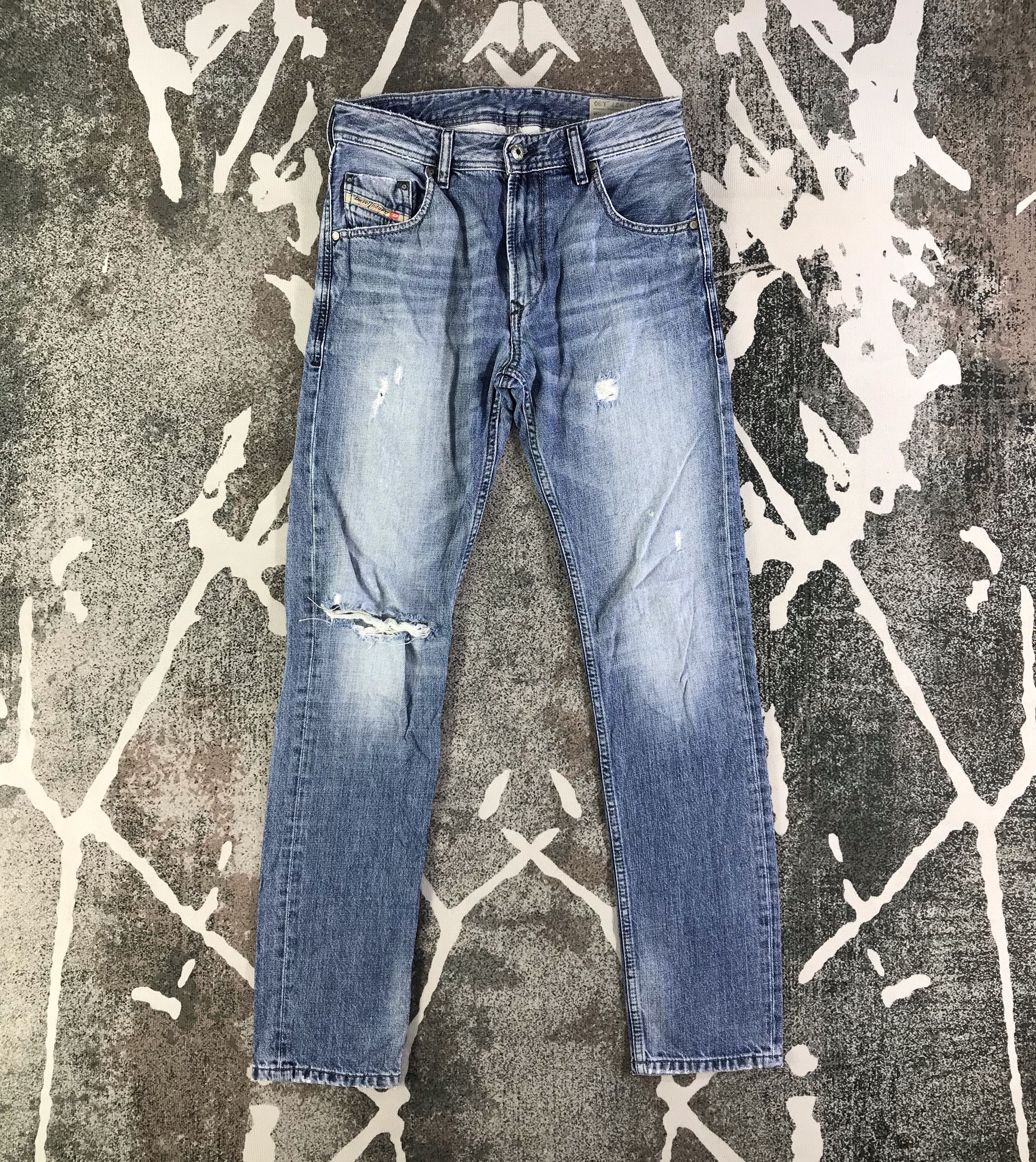 Diesel Distressed Diesel Faded Blue Jeans KJ2008 Size 27" / US 4 / IT 40 - 1 Thumbnail