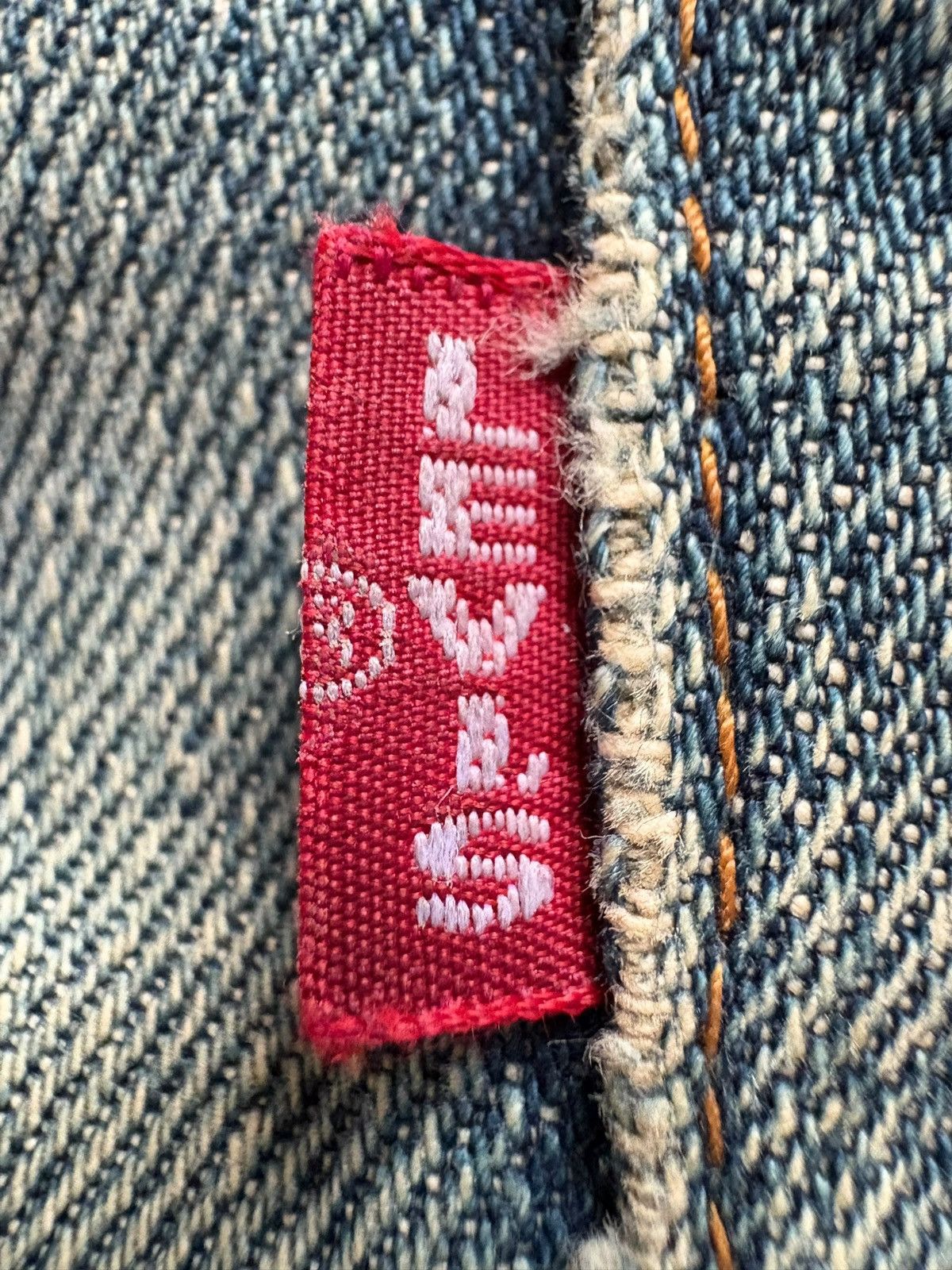 Levi's Vintage 80s Levis 502XX Big E Selvedge Mud Wash Loose Jeans Size US 30 / EU 46 - 12 Thumbnail