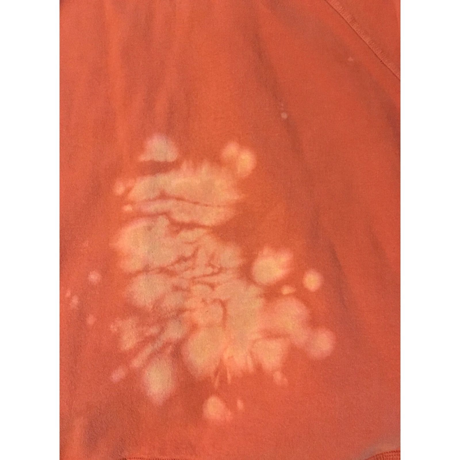 Russell Athletic VINTAGE Russell Athletic Faded Bleach Hoodie 2XL Orange Men Sweatshirt Pullover Thrashed 90s Size US XXL / EU 58 / 5 - 7 Thumbnail