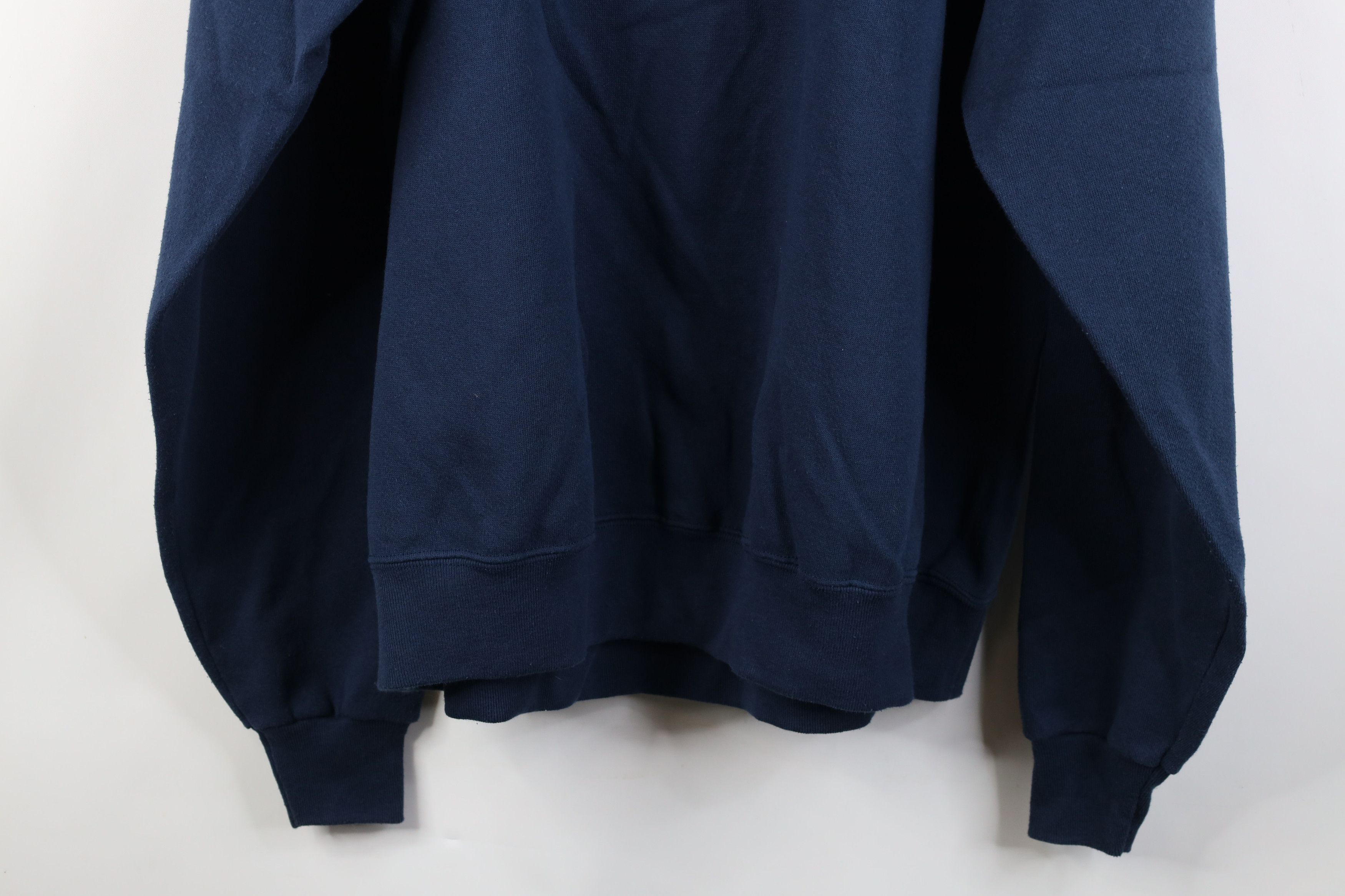 Vintage Vintage 90s Christian Patch Noahs Ark Sweatshirt Blue USA Size 4XL / US 24-26 - 12 Thumbnail