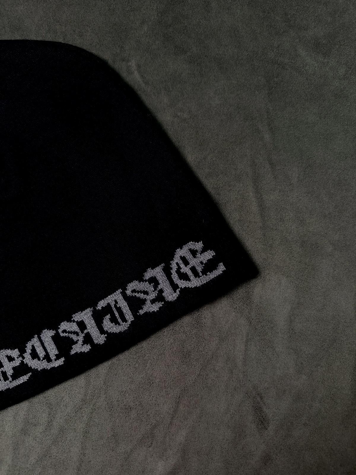 Japanese Brand Avant Garde Bull Graphic No Cuff Knit Beanie Hat Black OS Size ONE SIZE - 6 Thumbnail
