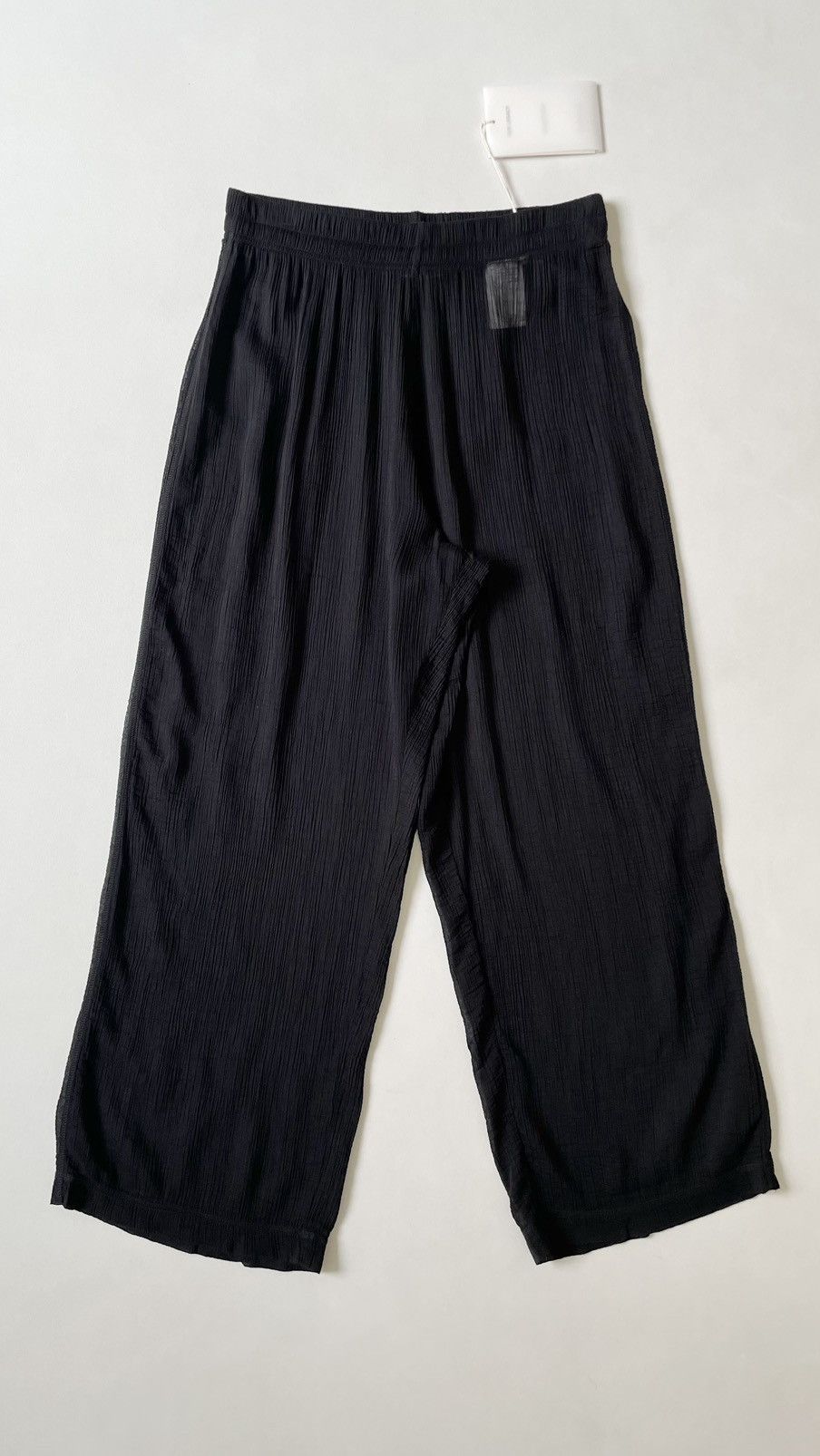 Our Legacy Black Hemp Loopback Crinkle Cotton Pants Size US 32 / EU 48 - 2 Thumbnail