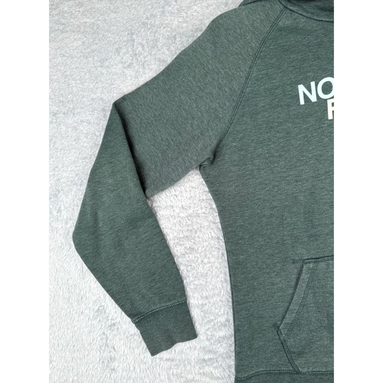 The North Face The North Face Hoodie Women M Green Pullover Cotton Jersey Pocket Sweatshirt Size M / US 6-8 / IT 42-44 - 3 Thumbnail