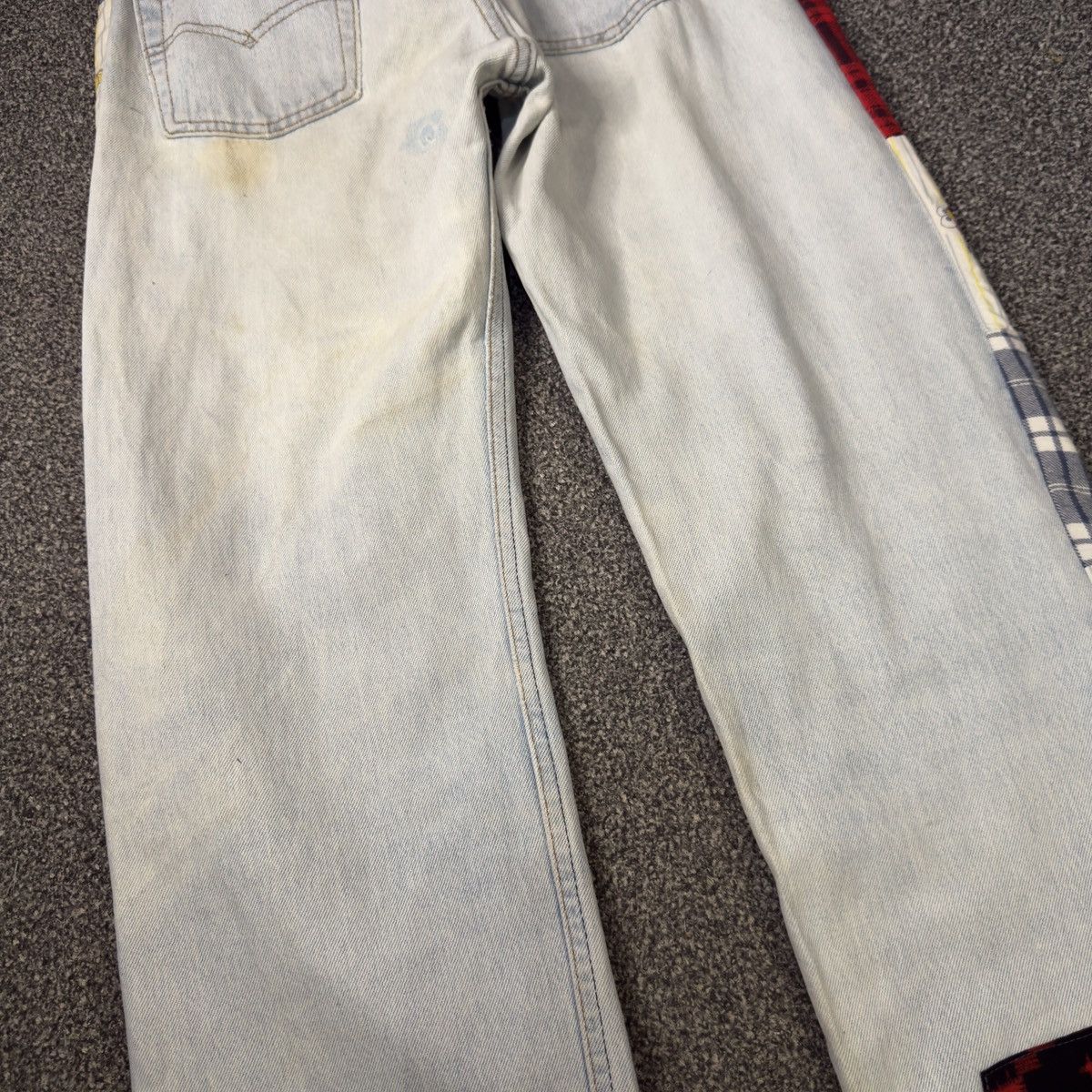 Levi's Vintage 90s Levis Rework Patch Denim W31 Size US 31 - 7 Thumbnail