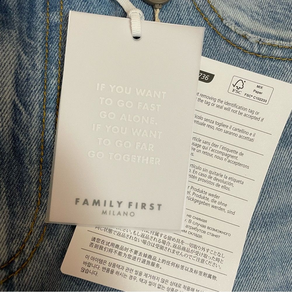 Other NWT New $232 FAMILY FIRST Milano Straight Leg Made In Italy Size US 34 / EU 50 - 4 Thumbnail