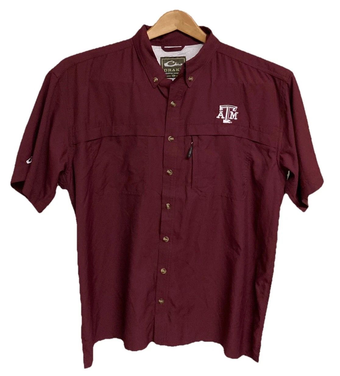 Drake Drake Hiking Shirt Vented S/S Texas A&M Aggies Size L Size US L / EU 52-54 / 3 - 1 Thumbnail