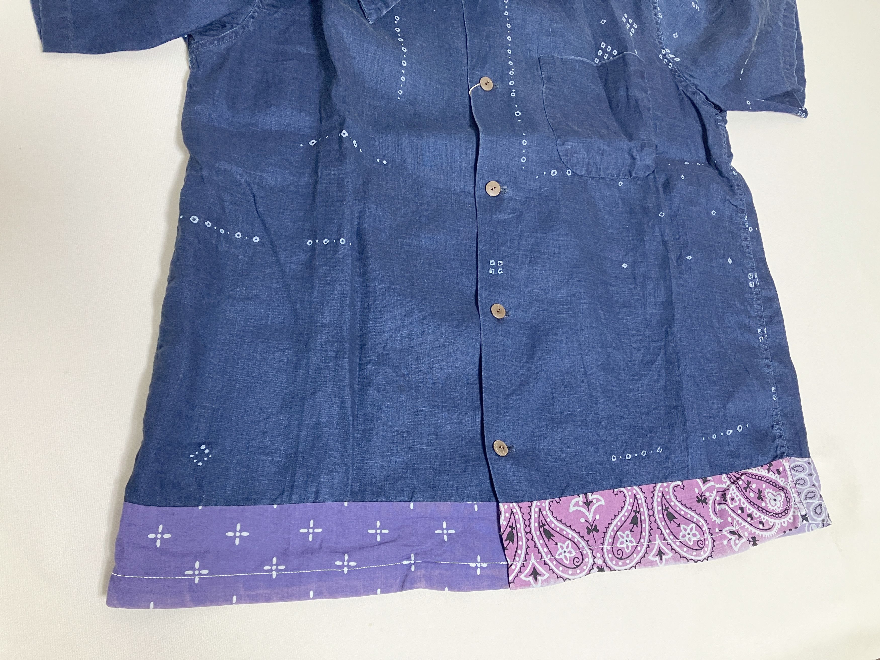 Kapital Kapital French cross linen bandana pt remake Aloha shirt new Size US L / EU 52-54 / 3 - 9 Thumbnail