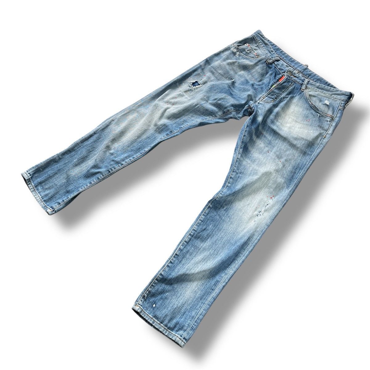 Dsquared2 DSquared2 Distressed Painters Denim Made In Italy Jeans Size US 32 / EU 48 - 1 Thumbnail