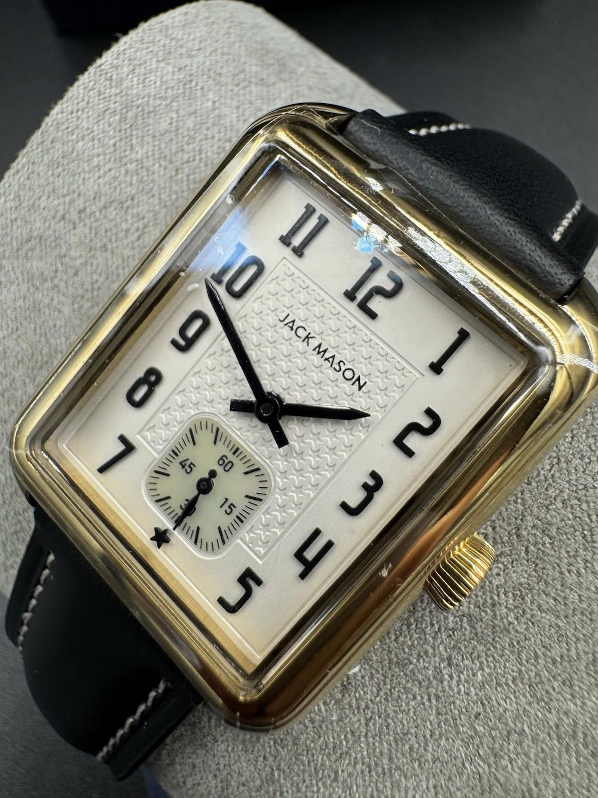 Other Jack Mason Issue No. 2 Heritage Rectangular Gold Tone Watch Size ONE SIZE - 4 Thumbnail