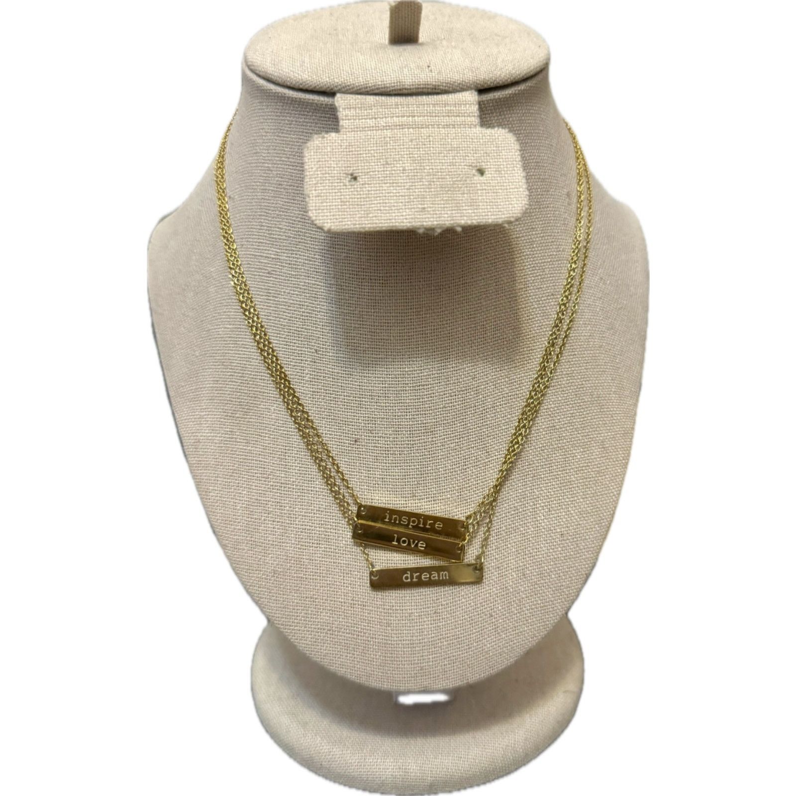 Other Jook and Nona 18k Gold Plated 18" Bar Necklace "Inspire" Size ONE SIZE - 1 Thumbnail