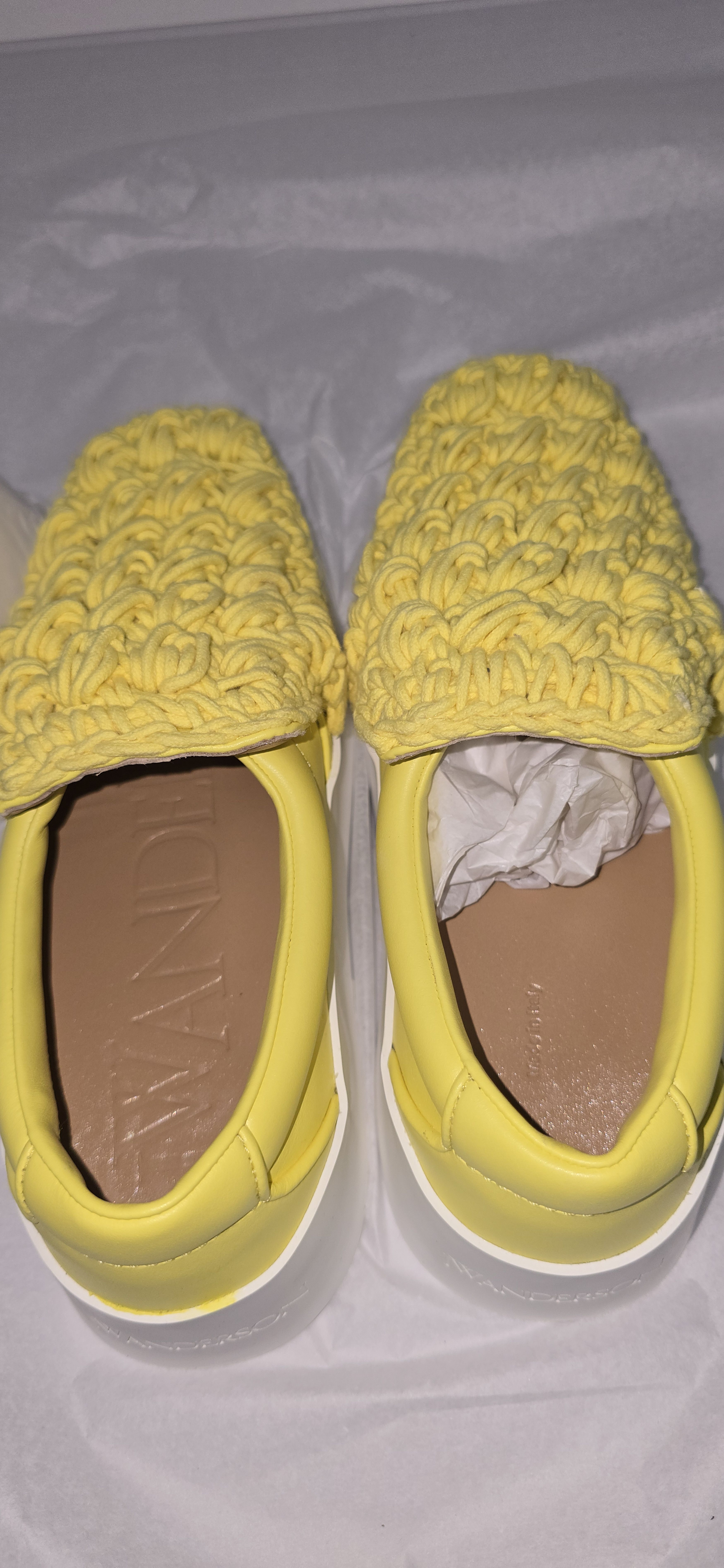 JW Anderson Popcorn Yellow Slip On Sneakers RRP $495 Size US 6 / IT 36 - 5 Thumbnail