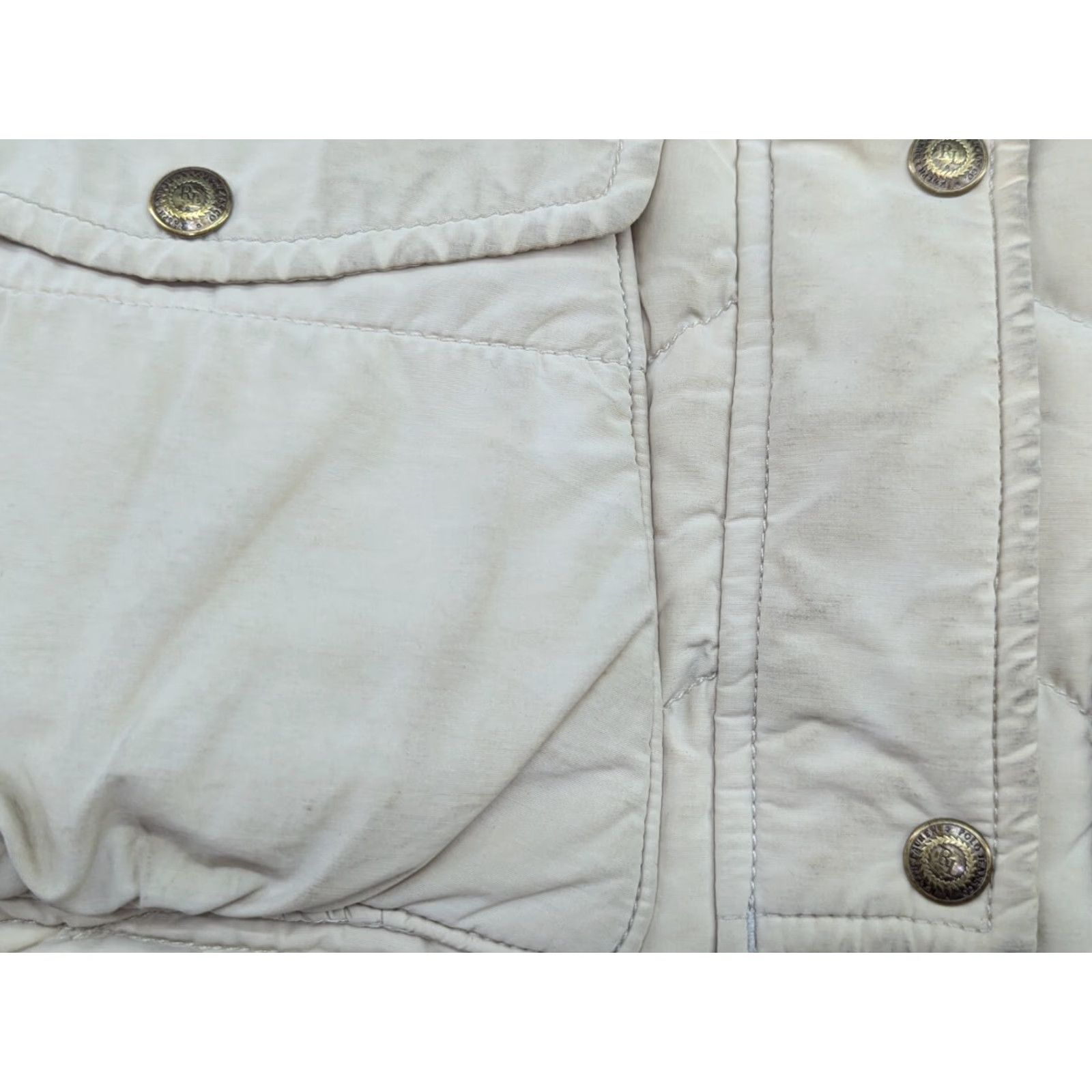 Vintage Vintage Polo Jeans Company Womens Goose Down Vest S Creamy White Gilet Polo Jeans Company Vest Down Sleeveless Button Casual Winter Womens Size 28" / US 6 / IT 42 - 6 Thumbnail