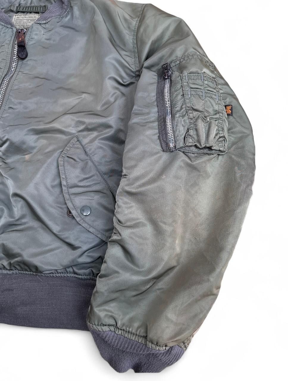 Alpha Industries Vintage Alpha Industries MA-1 Green Bomber Jacket Size US M / EU 48-50 / 2 - 4 Thumbnail