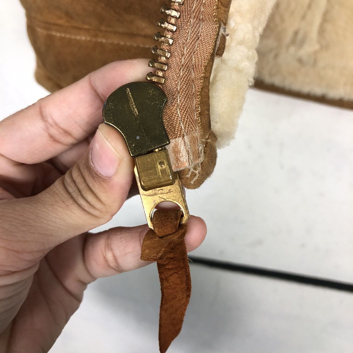 Aero Leathers 📌Vintage Vest Genuine Leather Jacket Shearling Overland Size US S / EU 44-46 / 1 - 18 Thumbnail