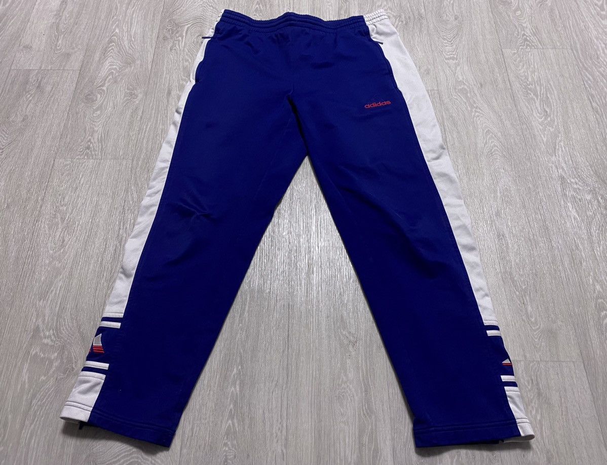 Adidas Adidas AW’99 Side Stripe Embroidered Logo Zip Track Pants Size US 30 / EU 46 - 6 Thumbnail